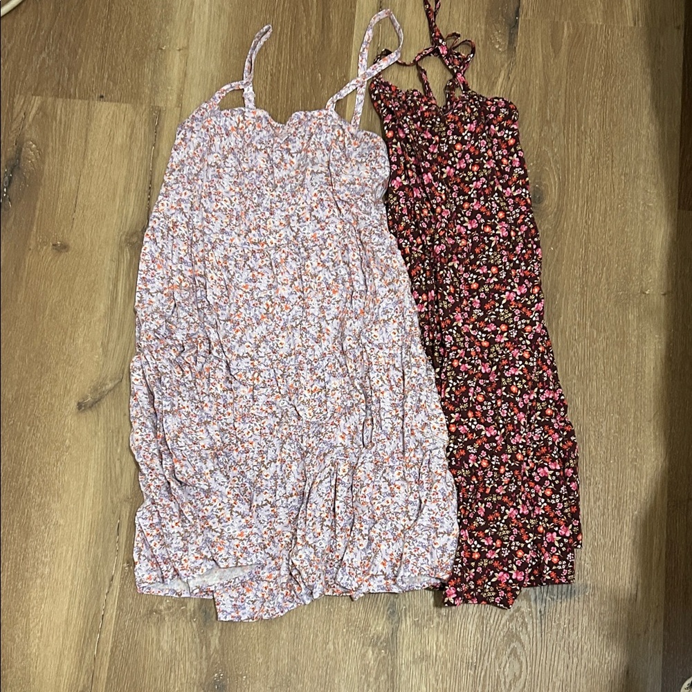 Old Navy Floral Dresses - Pink and Red